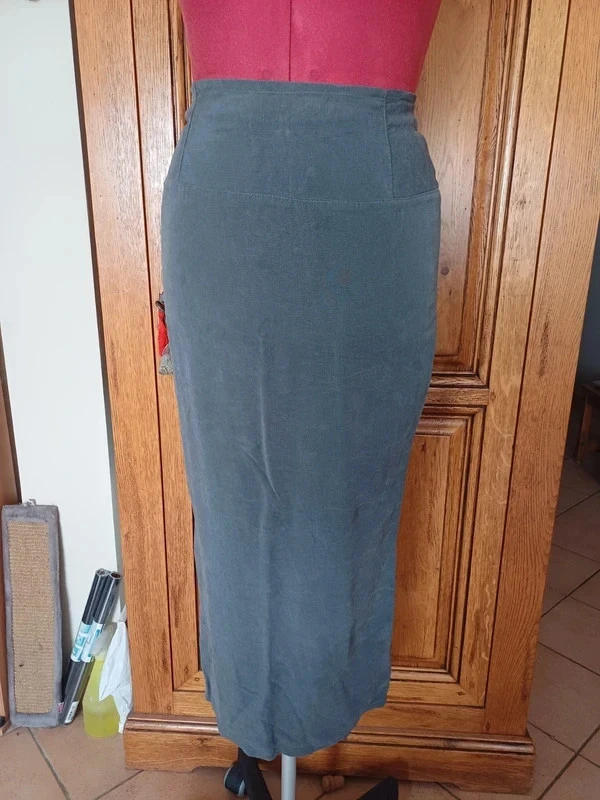Jupe longue grise neuve taille 38